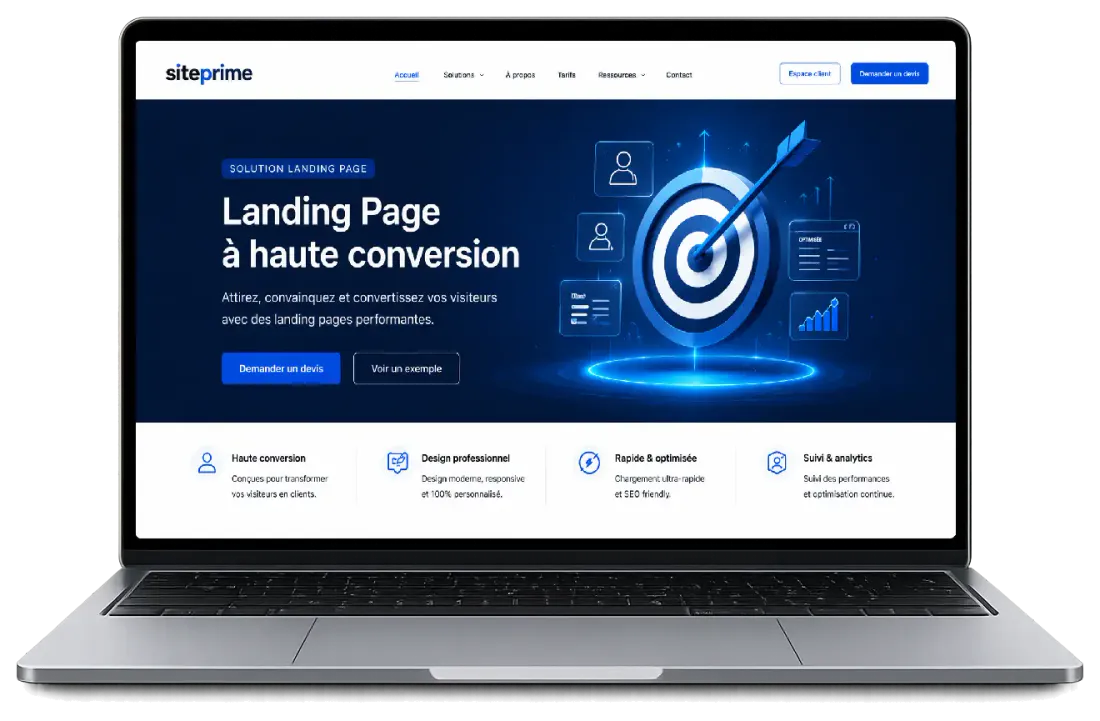 Exemple de Site One Page